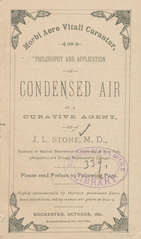 Morbi aere vitali curantur, or, Philosophy and application of condensed air as a curative agent