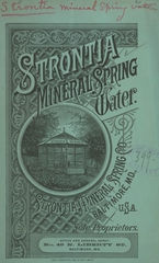 Strontia mineral spring water