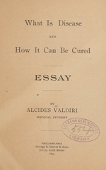 What is disease and how it can be cured: essay