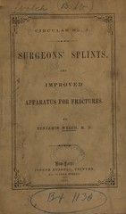 Surgeons' splints and improved apparatus for fractures