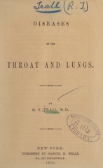 Diseases of the throat and lungs