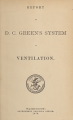Report on D.C. Green's system of ventilation