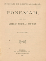 Ponemah and the Milford mineral springs