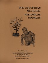 Pre-Columbian medicine: historical sources