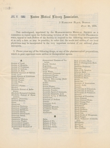 The undersigned, appointed by the Massachusetts Medical Society as a committee to report upon the forthcoming revision of the United States Pharmacopoeia