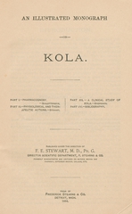 An illustrated monograph on kola