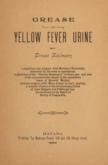 Grease in yellow fever urine