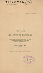 The value of graduated pressure in the treatment of diseases of the vagina, ovaries and other appendages