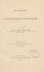 The treatment of valvular diseases of the heart