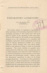Exploratory laparotomy