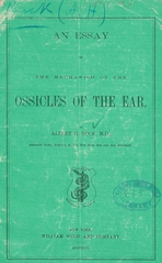 An essay on the mechanism of the ossicles of the ear