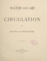 Water and air circulation in heating and ventilating