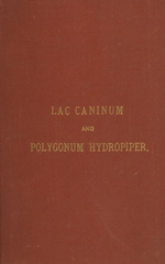 Lac caninum and polygonum hydropiper