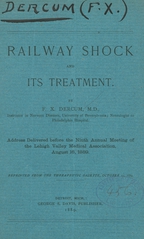 Railway shock and its treatment