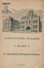 Constitution, by-laws and rules of St. Luke's Hospital Training School for Nurses