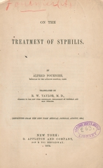 On the treatment of syphilis