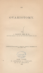 On ovariotomy