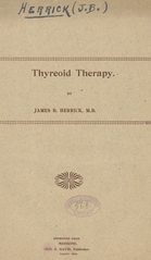 Thyreoid therapy
