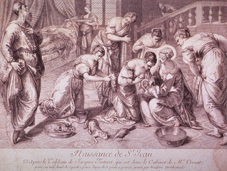 Naissance de St. Jean: D'Apres le Tableau de Jacques Tintoret, qui est dans le Cabinet de Mr. Crozat