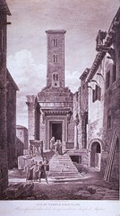 Vue du Temple d'Esculape