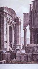 Vue de la Porte et du Vestibule du Temple d'Esculape
