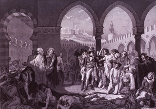 Le général Bonaparte visite les pestiférés de Jaffa: [Epidemics]