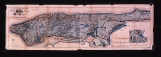 Sanitary & Topographic Map of the City and Island of New York