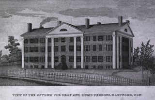 The Asylum for Deaf and Dumb Persons, Hartford, Conn: Front View