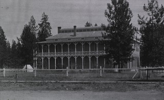 Post Hospital, Fort Sherman, Idaho: Front of Hospital