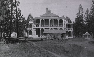 Post Hospital, Fort Sherman, Idaho: Rear of Hospital