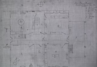 Floor plan of hospital at Frankford Arsenal, Pa. (first floor)