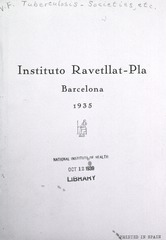 Instituto Ravetllat-Pla, Barcelona: [Publication of the Institute]