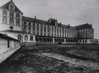 Base Hospital No. 1. Angers, France: Front of building, facing east