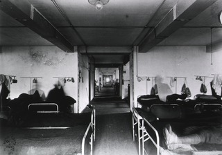 Provisional Base Hospital No. 1. Angers, France: Interior view of ward