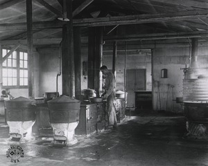 Base Hospital No. 2. Etretat, France: Steam kitchen