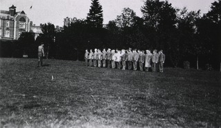 U.S. Army. Base Hospital No.33, Portsmouth, England: Exercise for the patients