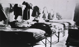U.S. Army. Base Hospital No.33, Portsmouth, England: Barracks for the Enlisted men