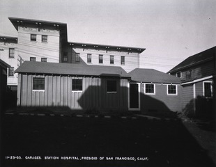 U.S. Army Station Hospital, Presidio of San Francisco, California: Garages