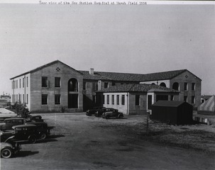 U.S. Army Station Hospital, March Field, California: Rear view