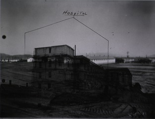 U.S. Army Station Hospital, Disciplinary Barracks, Alcatraz Island, CA: Hospital is located on top floor of building shown