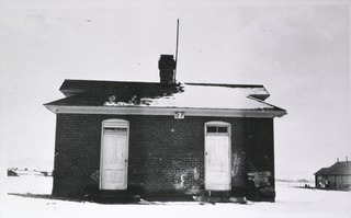 U.S. Army. Station Hospital, Fort Logan, CO: Front view- Morgue