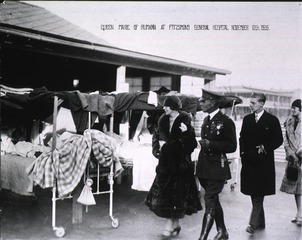 U.S. Army, Fitzsimons General Hospital, Denver, CO: Queen Maria of Rumania at the hospital, November 10, 1926