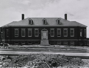 U.S. Army. Station Hospital, Bolling Field, Washington, D.C: Exterior view- Station Dispensary under construction