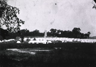 U.S. Army, Sternberg General Hospital, Camp Thomas, Chickamagua, Georgia: Tents in front of main building