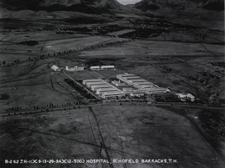 U.S. Army Hospital, Schofield Barracks, Territory of Hawaii: Aerial view
