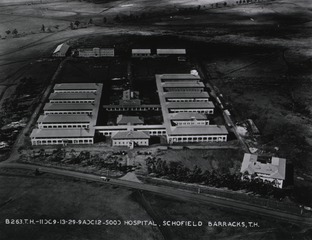 U.S. Army Hospital, Schofield Barracks, Territory of Hawaii: Aerial view