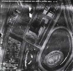 U.S. Army, Gardiner General Hospital, Chicago, Illinois: Aerial view of Hospital and vicinity