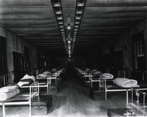 U.S. Army. Walter Reed General Hospital, Washington, D.C: Interior view- Medical Detachment Squad Room