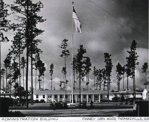 U.S. Army. Finney General Hospital, Thomasville, Ga: Exterior view- Administration Building