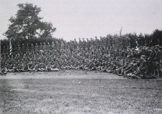 U.S. Army, Carlisle Camp, Iowa: Group photo of R.O.T.C. members